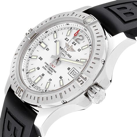 breitling colt white face